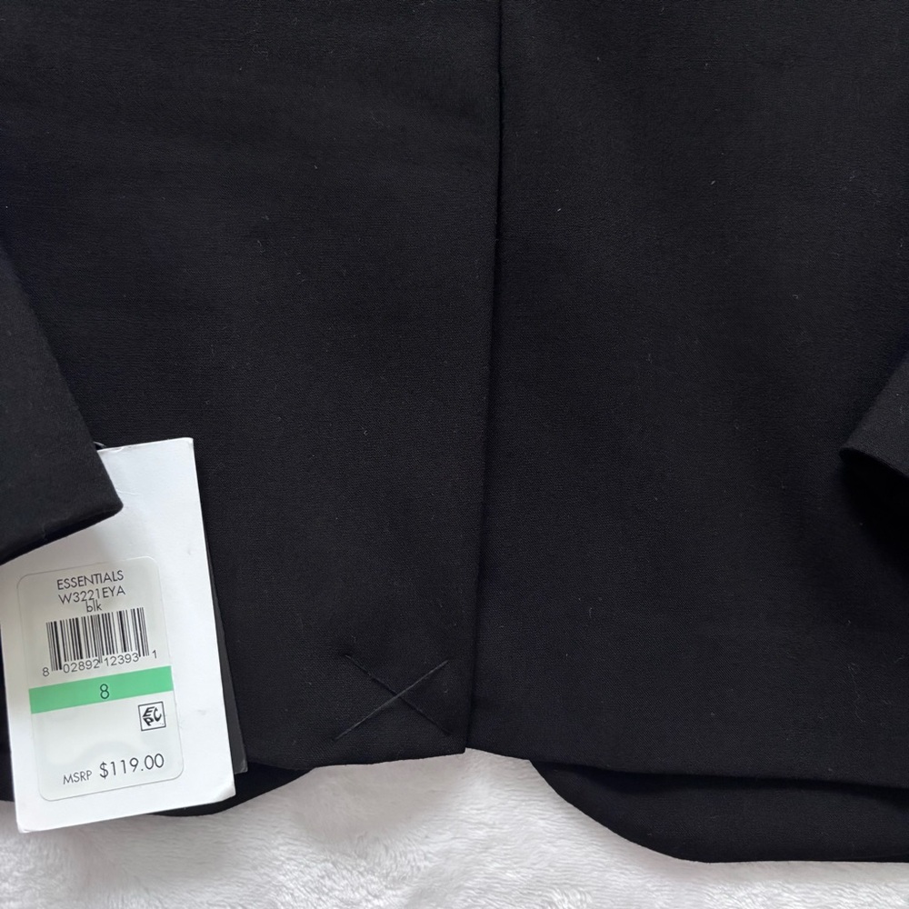 DKNY Essentials Fitted Single Button Black Blazer… - image 10